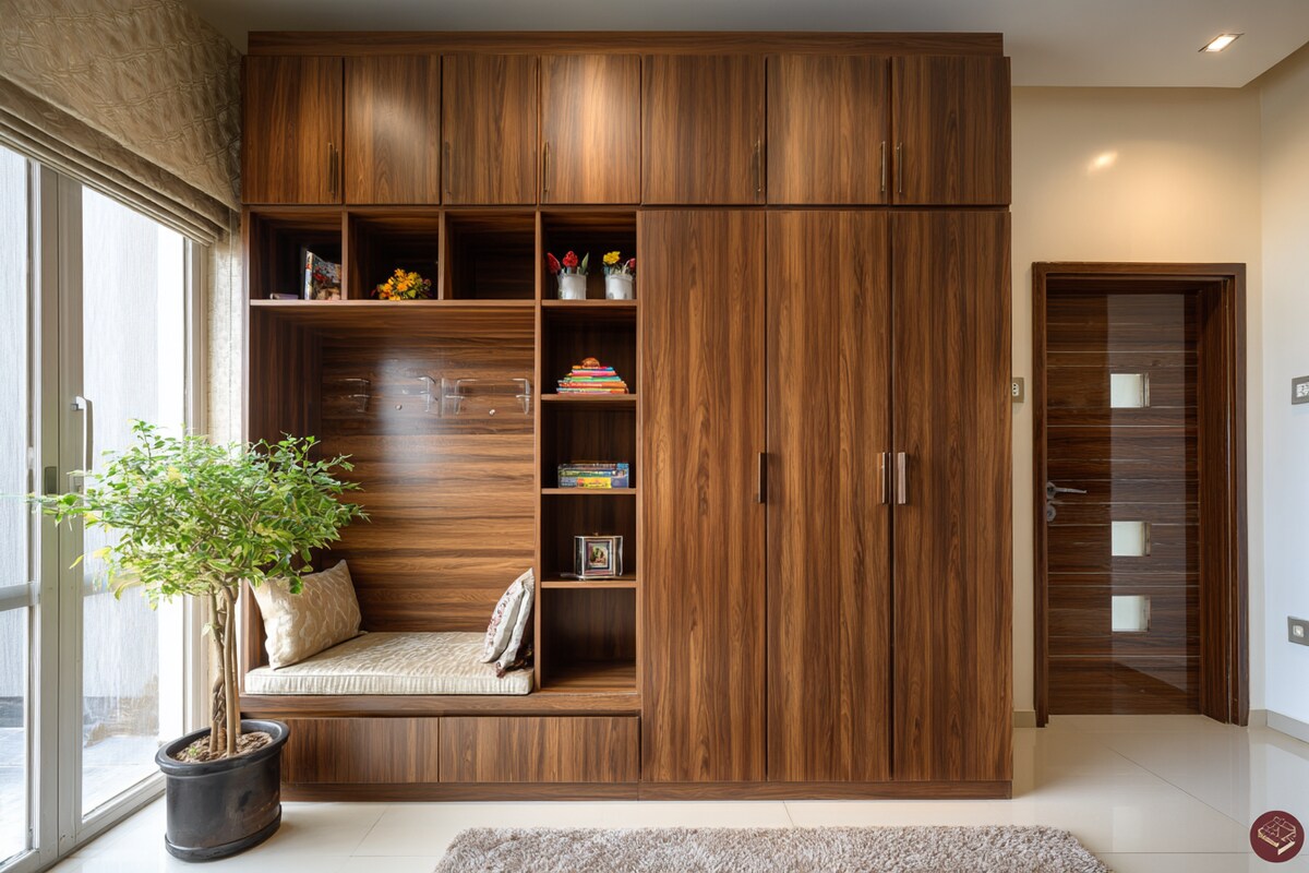 Custom Storage Cabinet with Internal Sensor LED Lighting #16